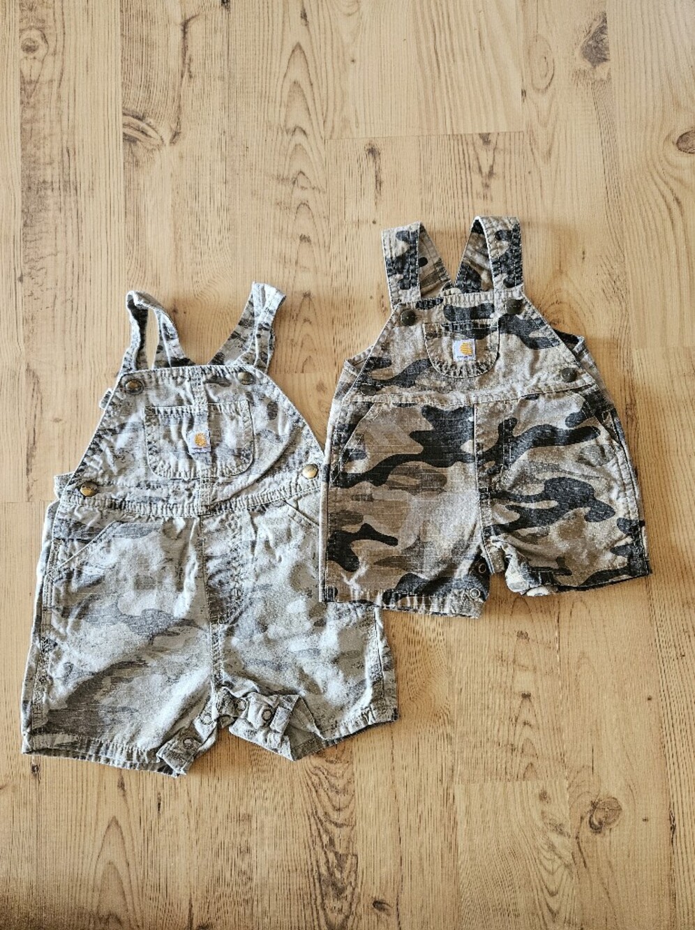 Carhartt Baby Camo Overall Shorts